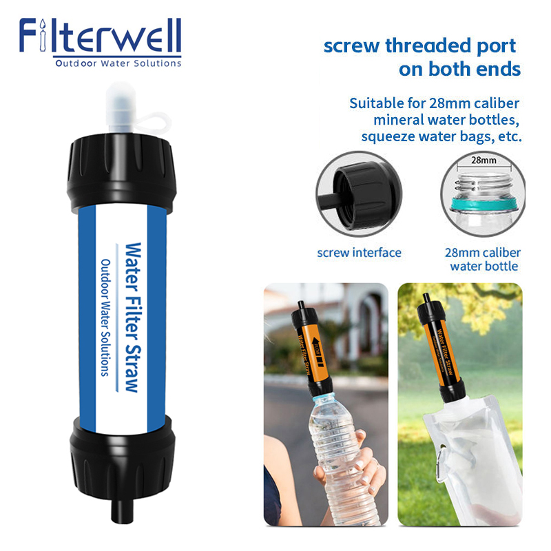 Water Purification Straw - 夏用の屋外ストロー,ミニシステム,観光,サバイバル,野外活動,ハイキング用品