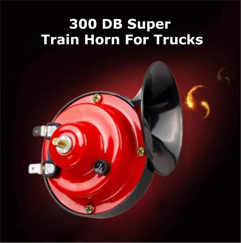 Emergency Whistle Loud - ユニバーサル 300DB 大声車のエアホーン 12V トランペットオートバイホーントラック車両ホーンデュアルトーン電気カタツムリエアホーン
