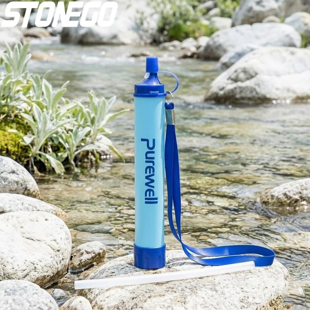 Water Purification Straw - ポータブル屋外浄水器キャンプハイキング緊急生活サバイバルフィルターポータブル水ろ過システム高品質