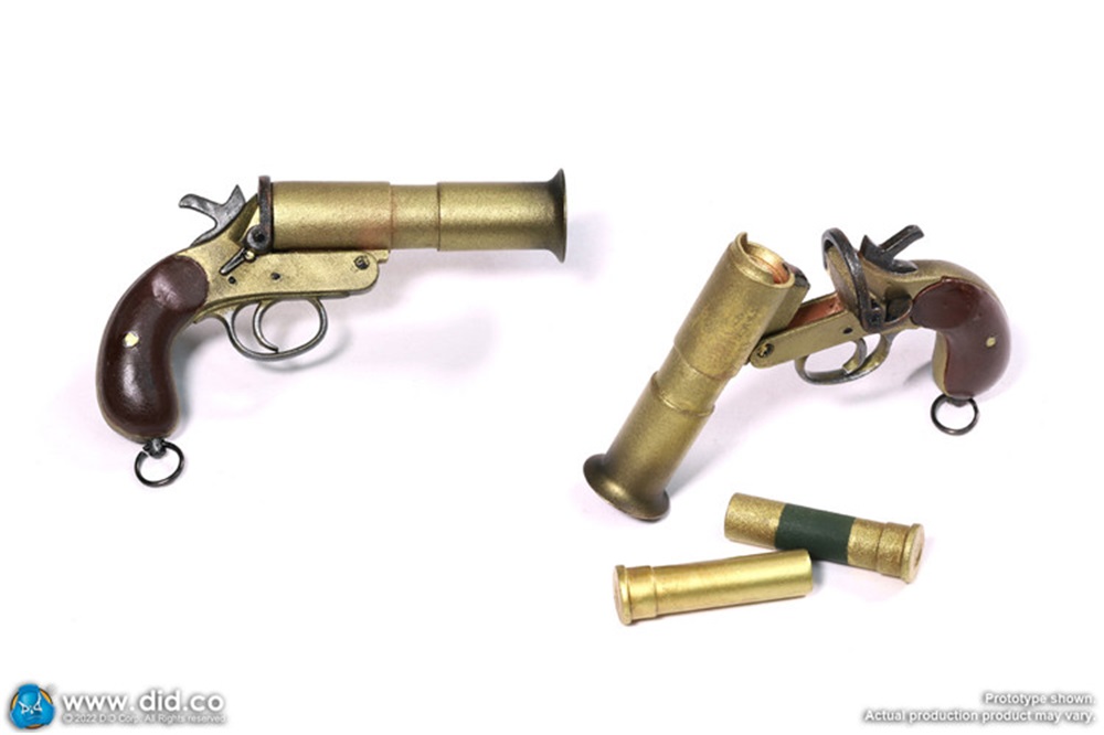 Signal Flare Kit - ギダントb11013 1/6 wwiミリタリーブリティッシュ歩兵連隊戦争戦車用フレア信号ガンPVC素材収集用