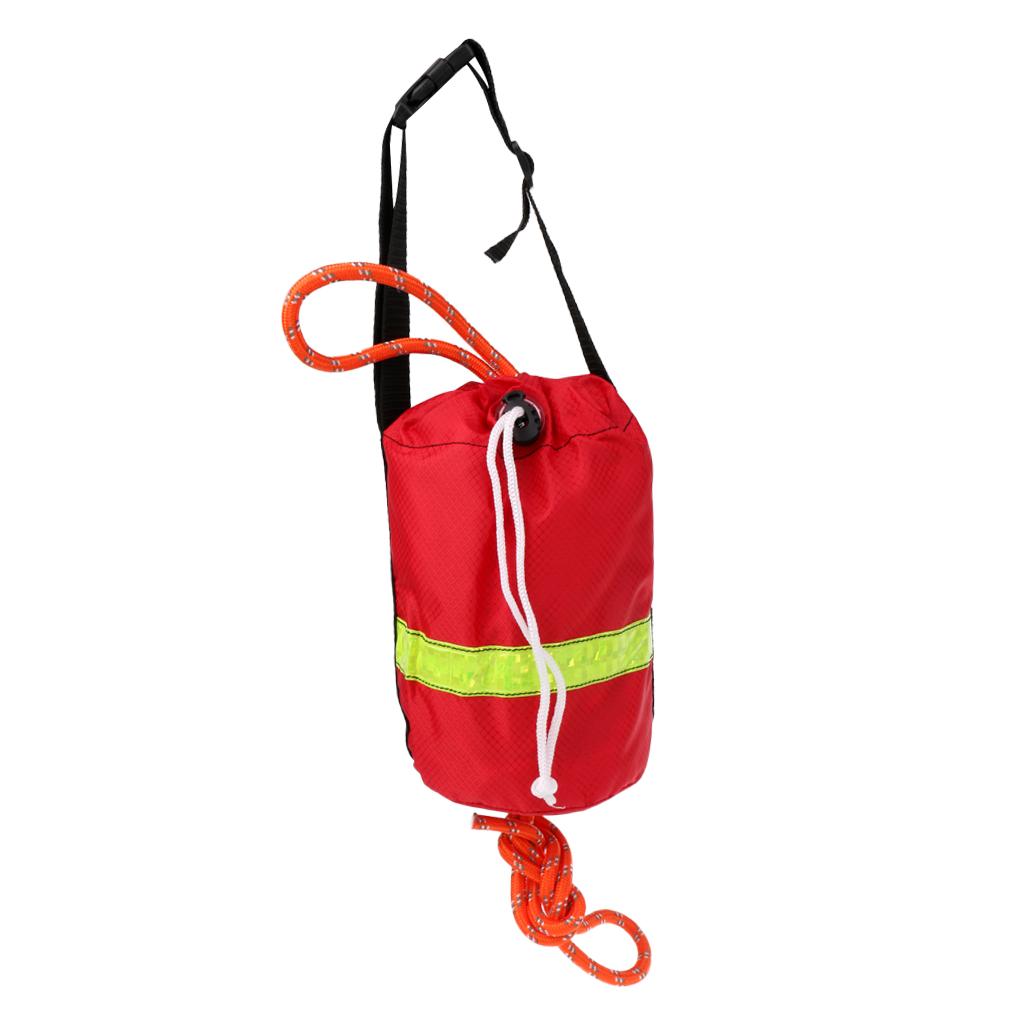 Rescue Rope Throw - 反射材付き投げ袋 ロープ付き ポリプロピレン製レスキューキット 海上救助用具 セーリング・ボート用