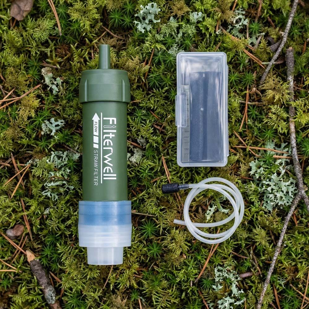 Water Purification Straw - ミニミニ浄水ストロー浄水器 直飲み浄水ストロー TUPストロー飲料水ろ過ストロー アウトドア用