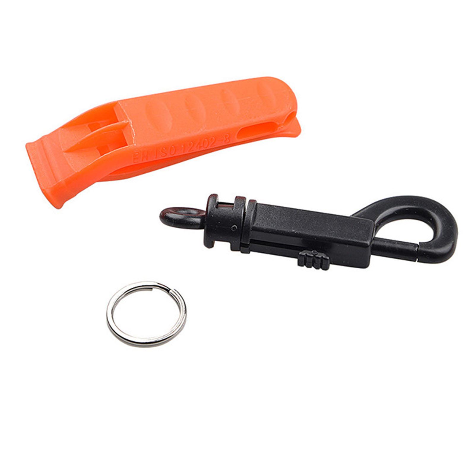Emergency Whistle Loud - 屋外緊急安全ホイッスル プラスチック製ポータブル大音量サバイバルホイッスル キャンプやスポーツ活動用