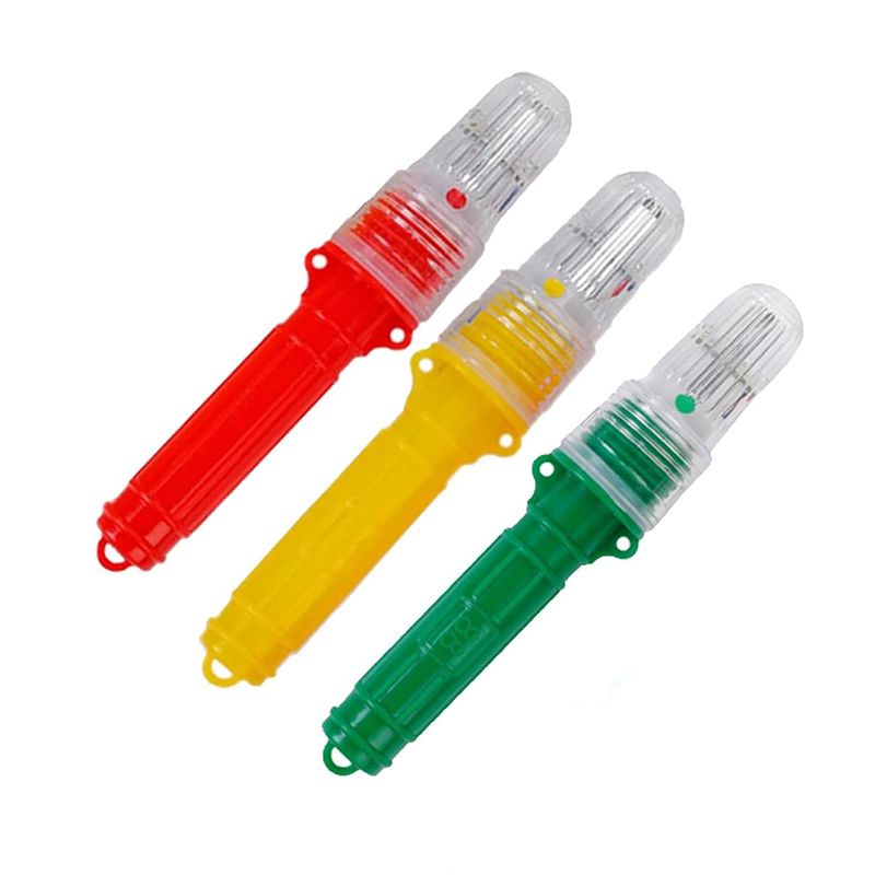 Signal Flare Kit - Y42A-漁船用緊急信号、ブイ3個、海洋用LEDボートフレア、防水安全キット