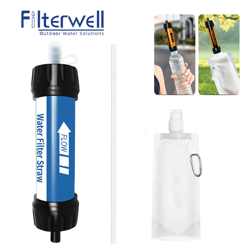Water Purification Straw - フィルター付きミニ浄水器,サバイバル,キャンプ,旅行,屋外キャンプ,旅行用アクセサリー,観光用製品