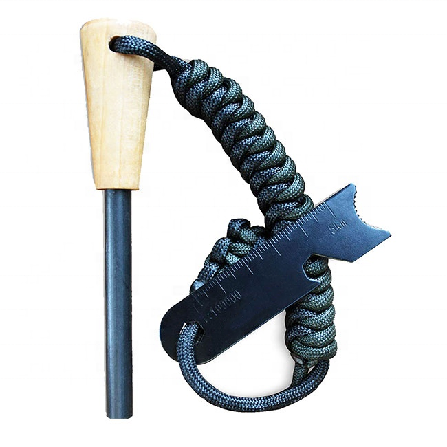 キャンプサバイバルマグネシウムフリントストーンファイヤースタ - Magnesium Fire Starter のレビューと価格