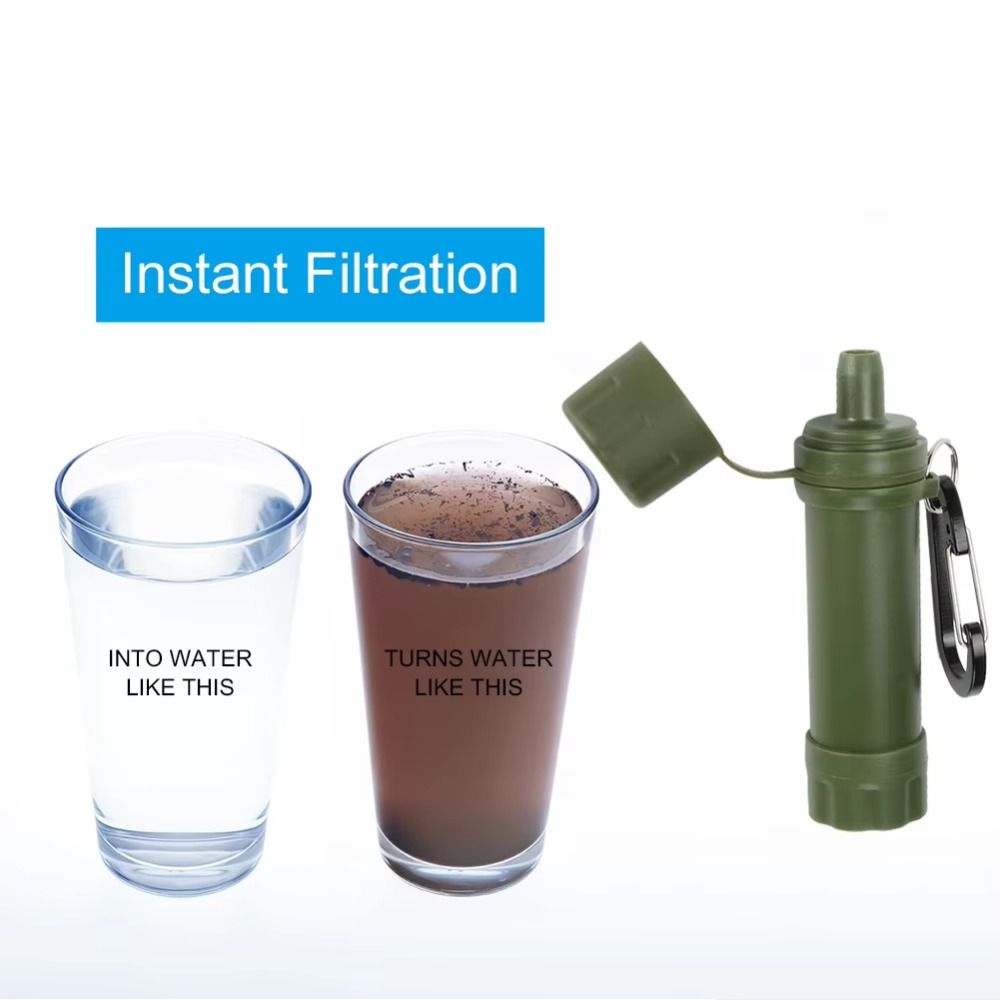 ミニミニ浄水ストロー浄水器 直接飲用浄水ストロー サバイバル - Water Purification Straw のレビューと価格