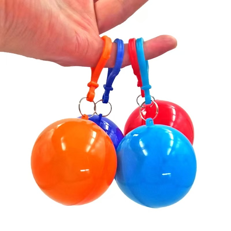 ランダムカラー使い捨て圧縮レインコートボール、厚手ロングレイ - Emergency Poncho Rain のレビューと価格