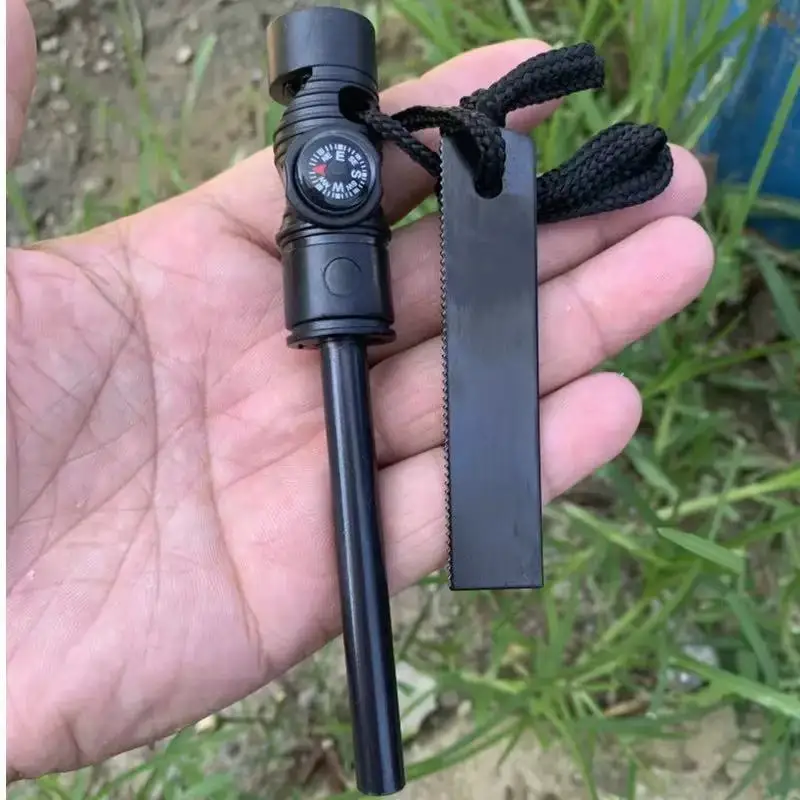 多機能ロングタクティカルサバイバルツール（マグネシウムファイ - Magnesium Fire Starter のレビューと価格