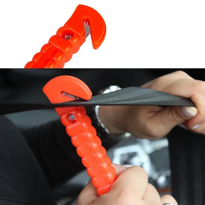 車の緊急安全ハンマー、救命エスケープ、シートベルトカッター、 - Rescue Rope Throw のレビューと価格