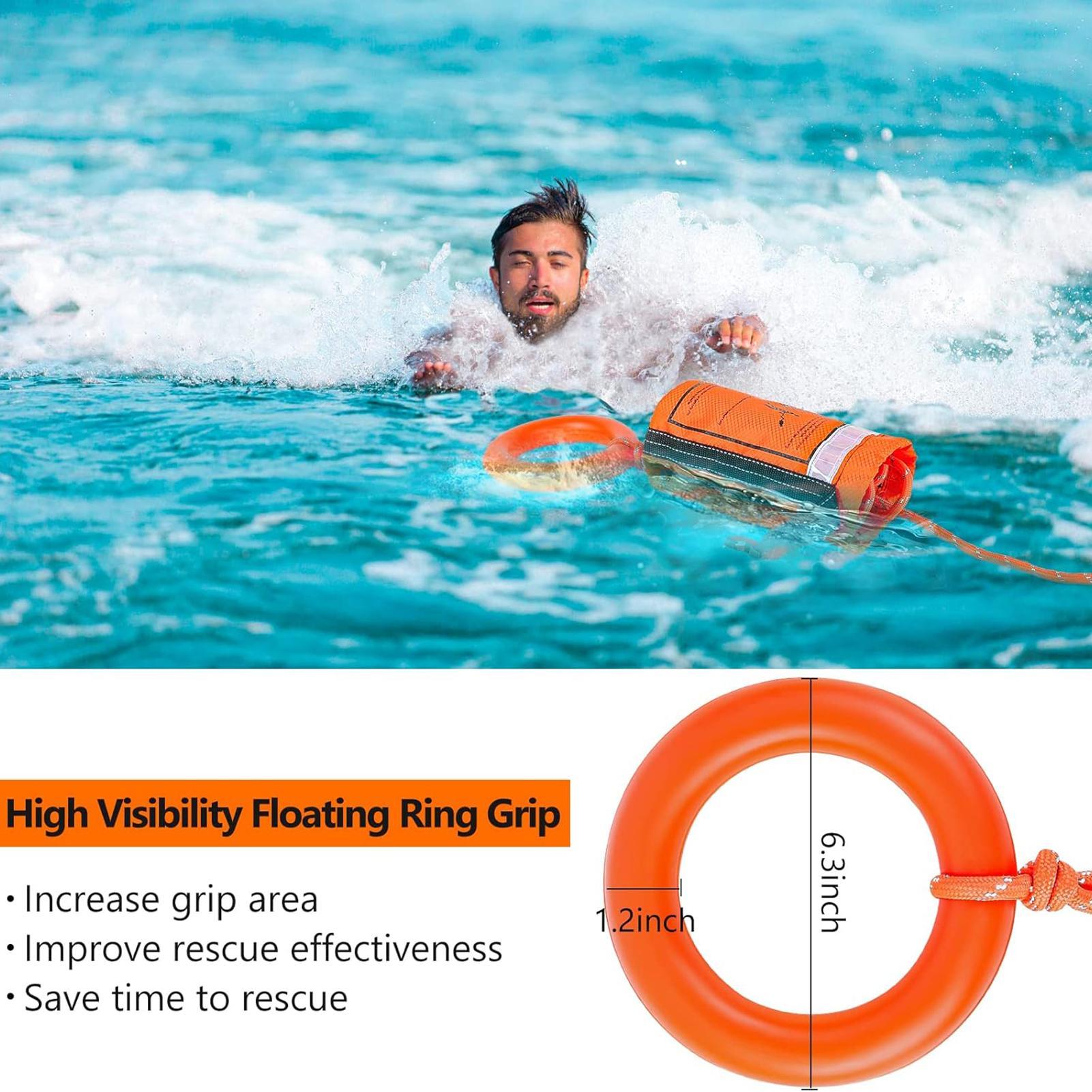 水難救助用投擲バッグ ロープ付き 湖難救助用投擲式浮遊装置  - Rescue Rope Throw のレビューと価格