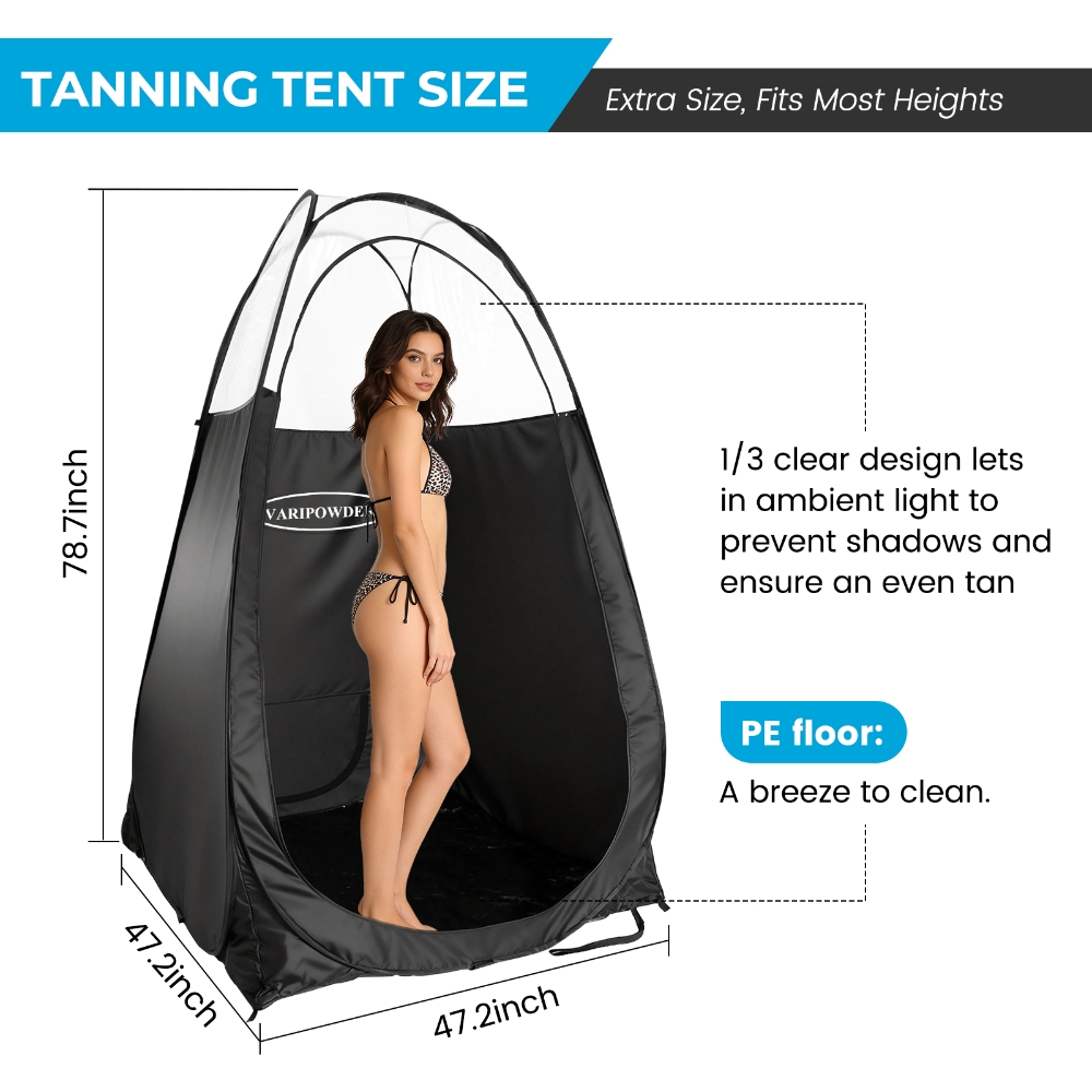 黒色のスプレータンニングテント、ポータブル屋外キャンプ用トイ - Emergency Mylar Tent のレビューと価格