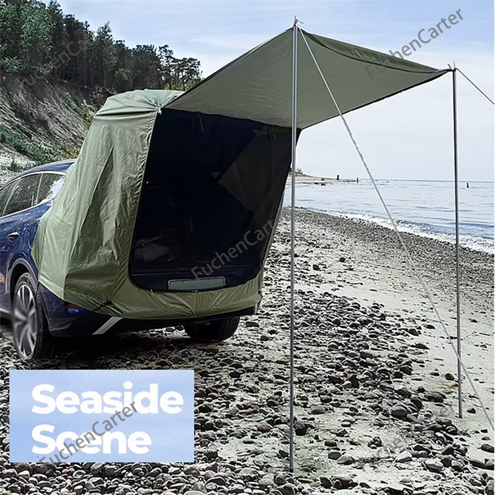 屋外キャンプピクニックSUVテールゲートテント防水日除け車後 - Emergency Mylar Tent のレビューと価格