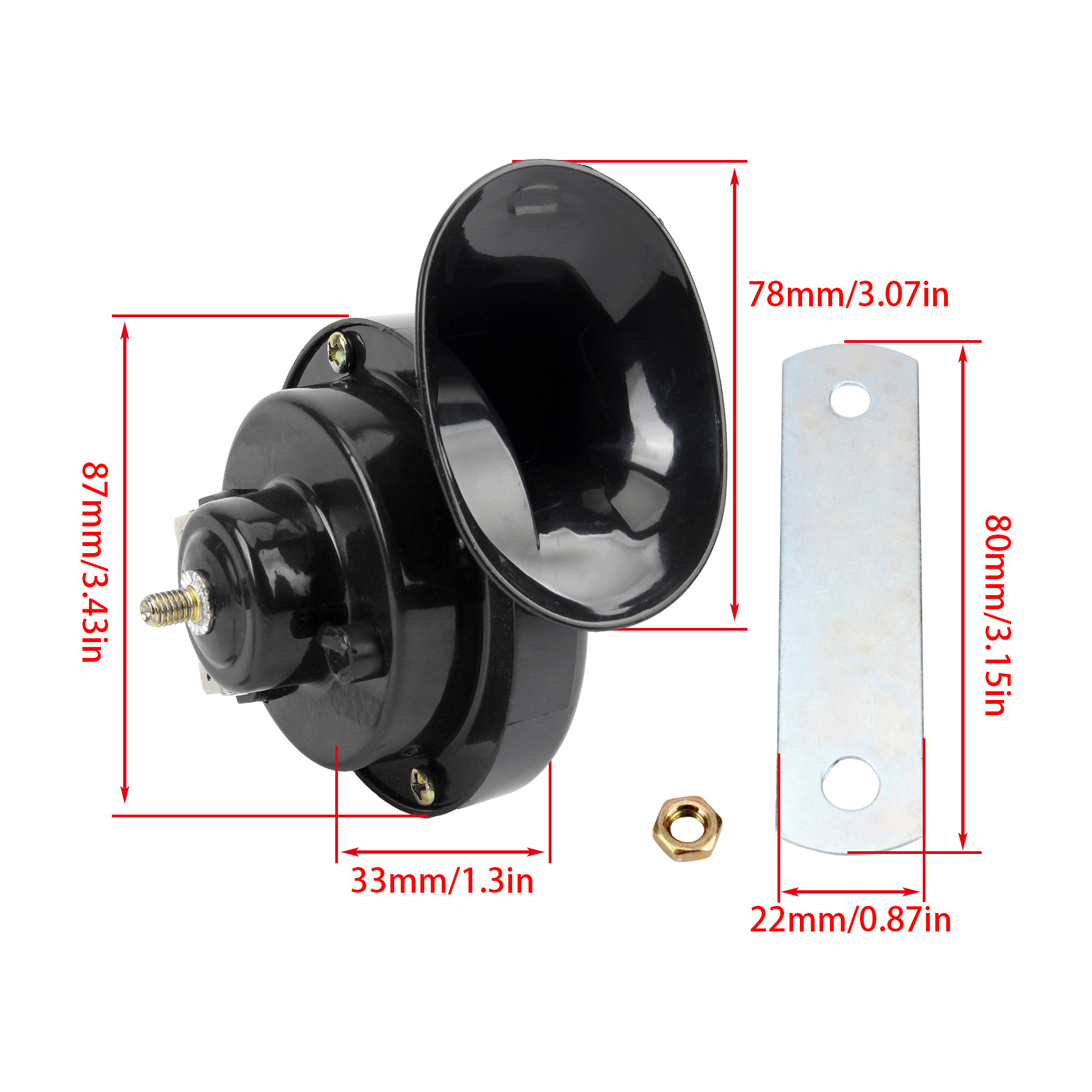 12V 24V 超大音量オートバイホーンユニバーサル防水スピ - Emergency Whistle Loud のレビューと価格