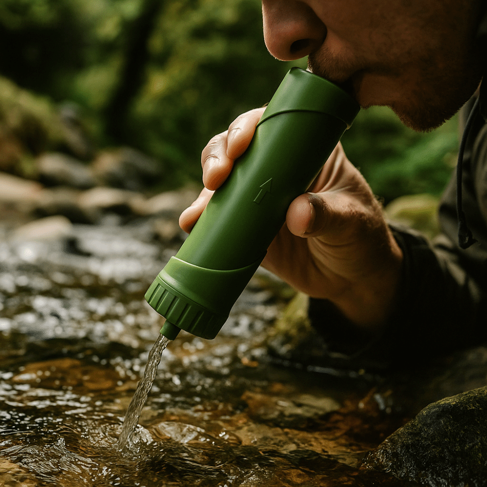 ABS屋外用ミニ浄水ストロー、浄水ストロー、ミニ緊急サバイバ - Water Purification Straw のレビューと価格