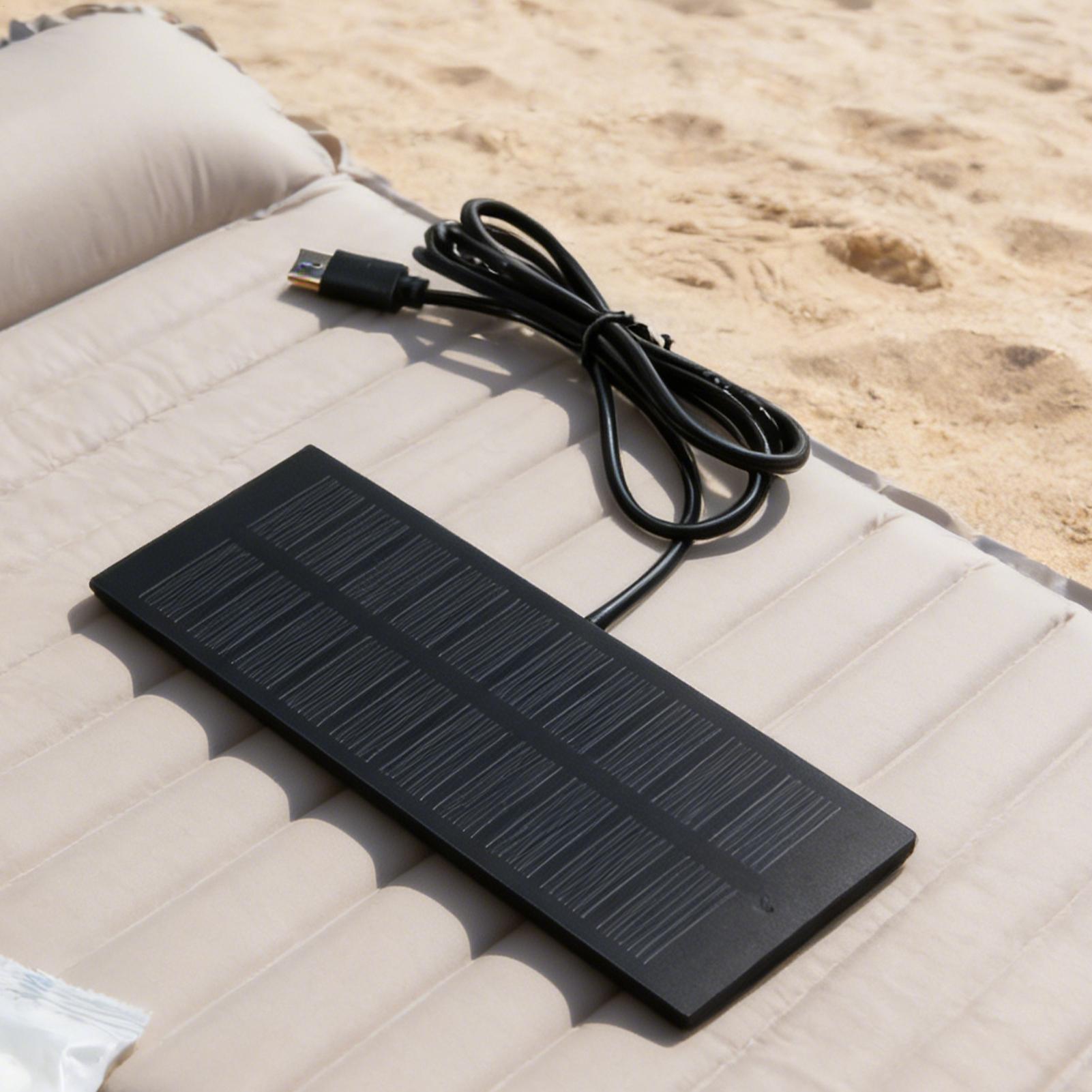 5W 5V ソーラーパネル充電器 タイプC出力付き 緊急電源 - Solar Emergency Charger のレビューと価格