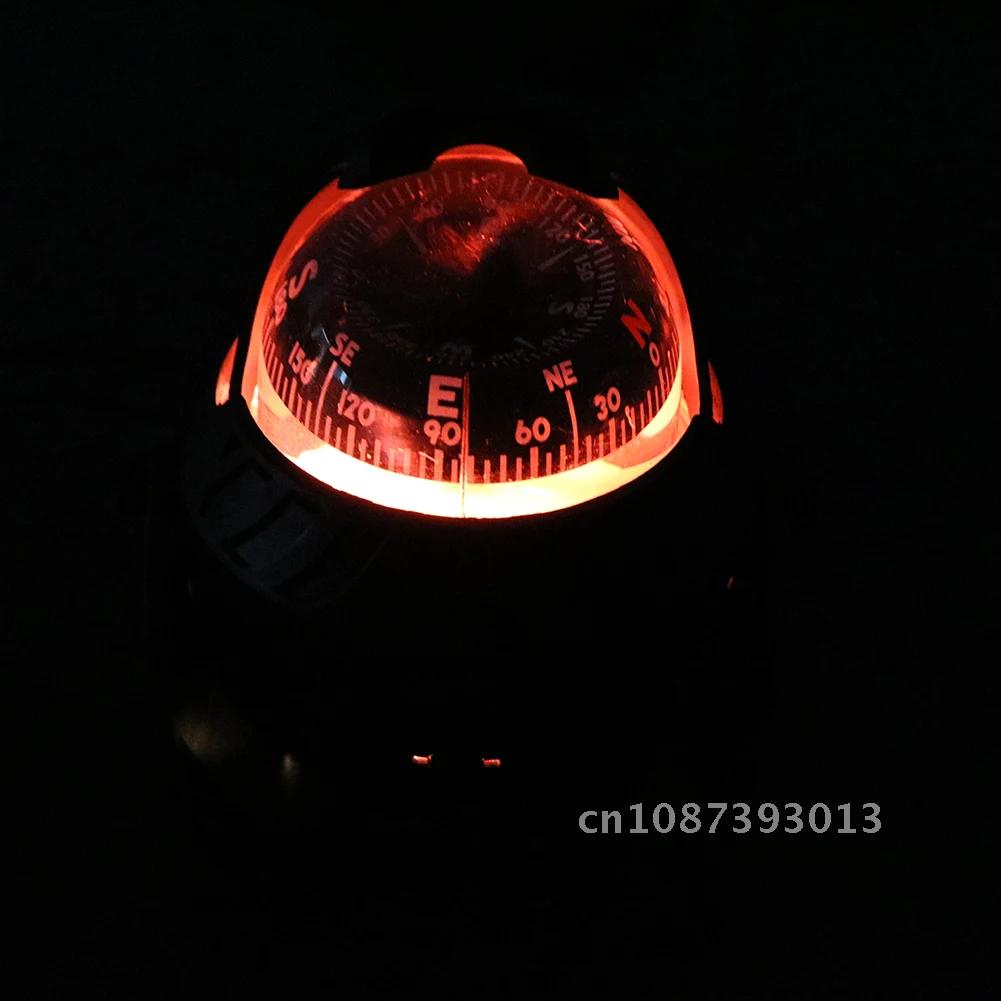 船舶用電子航海コンパス、磁気偏角補正機能付き、海上旋回式、車 - Compass Lensatic のレビューと価格