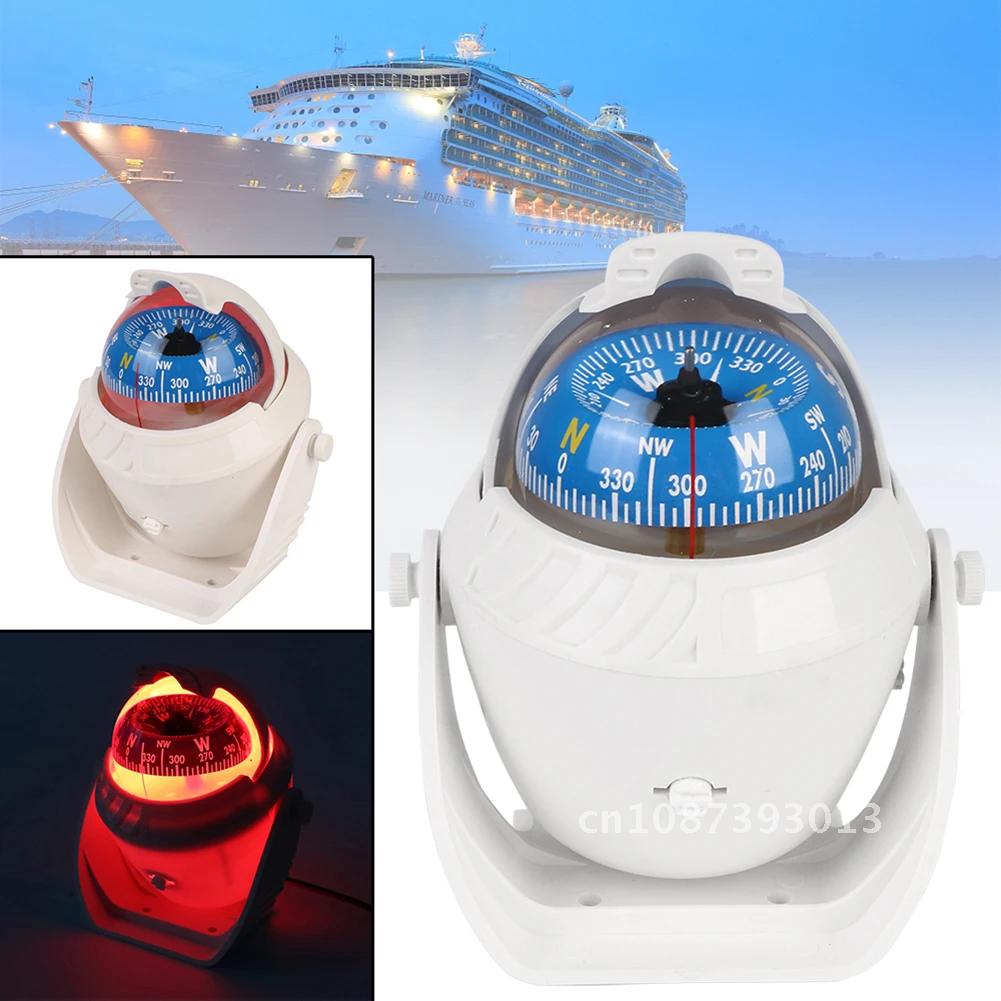船舶用電子航海コンパス、磁気偏角補正機能付き、海上旋回式、車 - Compass Lensatic のレビューと価格