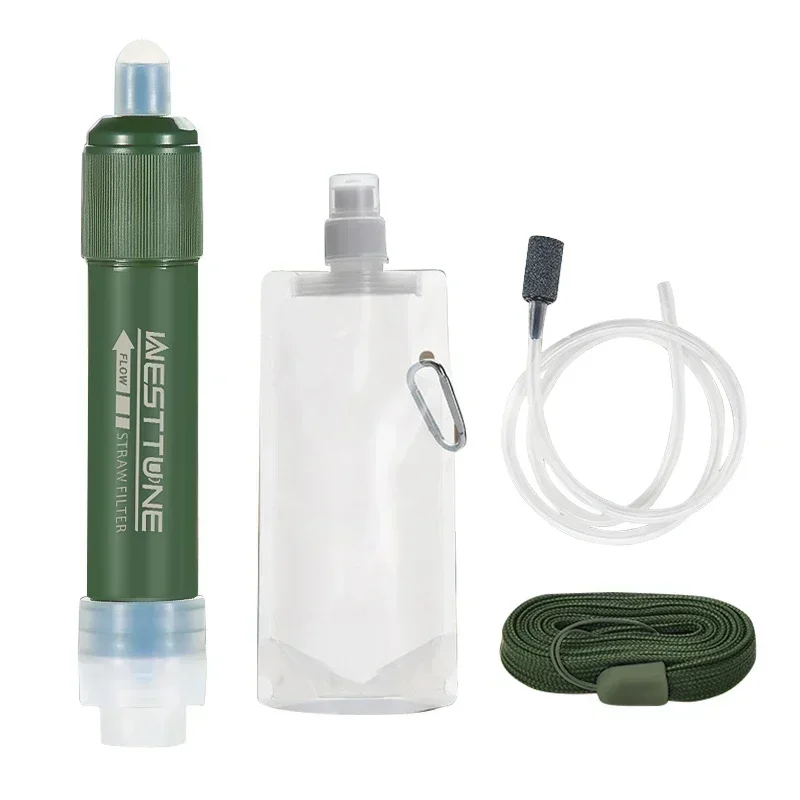 Westtune アウトドア ミニ キャンプ 浄水フィルター - Water Purification Straw のレビューと価格
