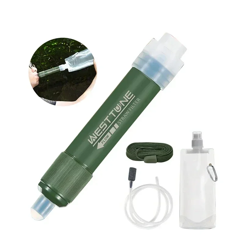 Westtune アウトドア ミニ キャンプ 浄水フィルター - Water Purification Straw のレビューと価格