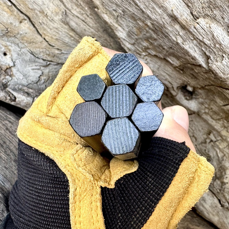 手織りロープ六角形フリントマグネシウムスティックアウトドアサ - Magnesium Fire Starter のレビューと価格