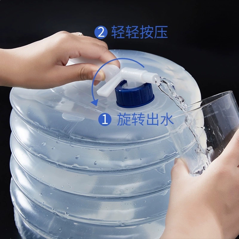 携帯用折りたたみ式バケツ 緊急用貯水タンク アウトドアキャン - Water Bag Collapsible のレビューと価格