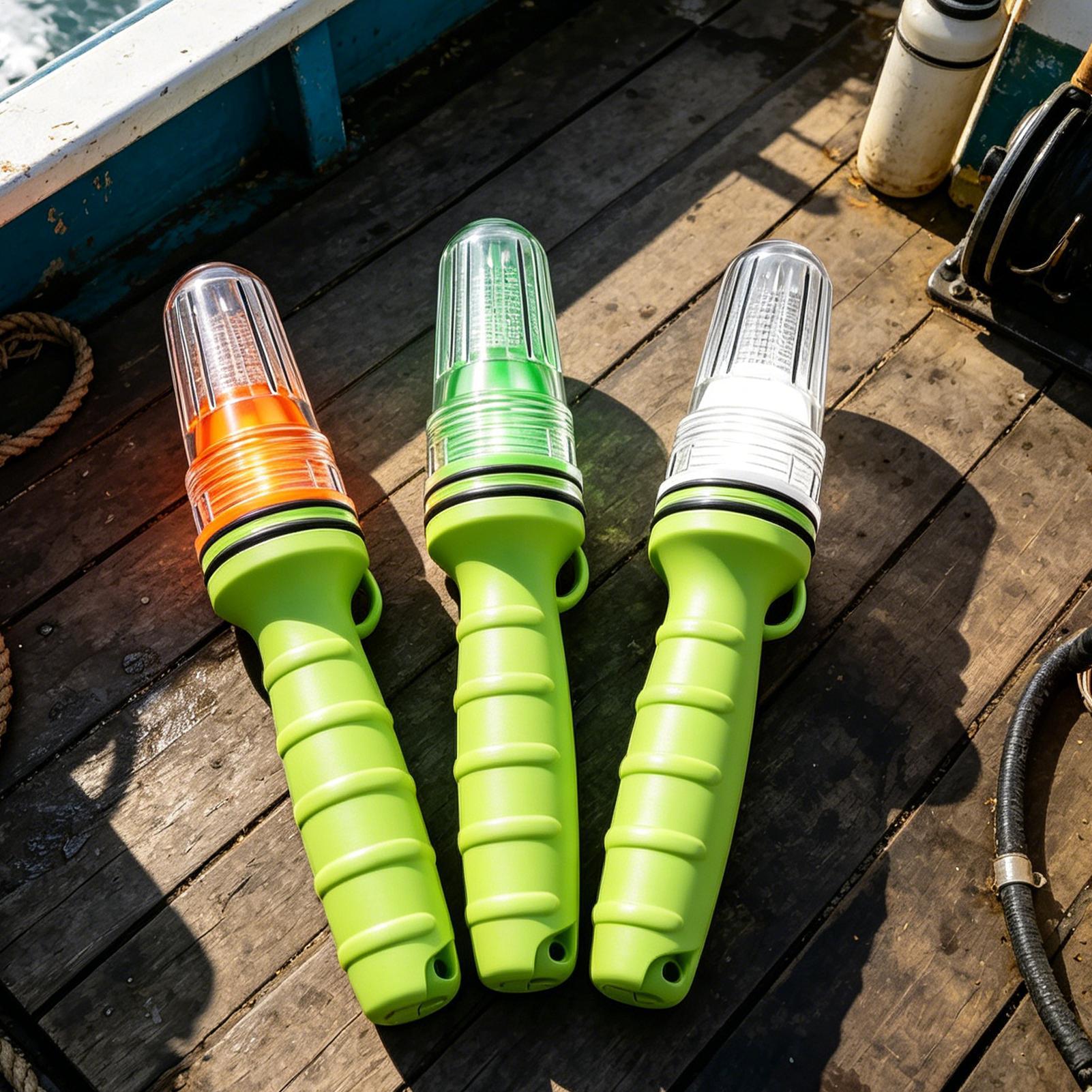 ボート安全キット防水3ピース釣りアクセサリーボート信号灯男性 - Signal Flare Kit のレビューと価格