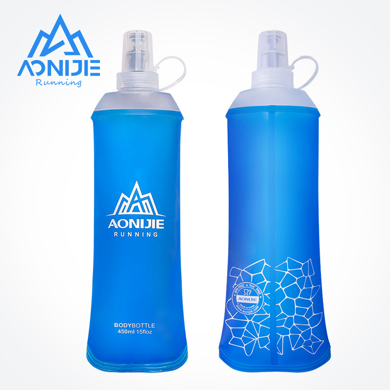 Aonijie-水分補給用の折りたたみ式ソフトボトル,450 - Water Bag Collapsible のレビューと価格