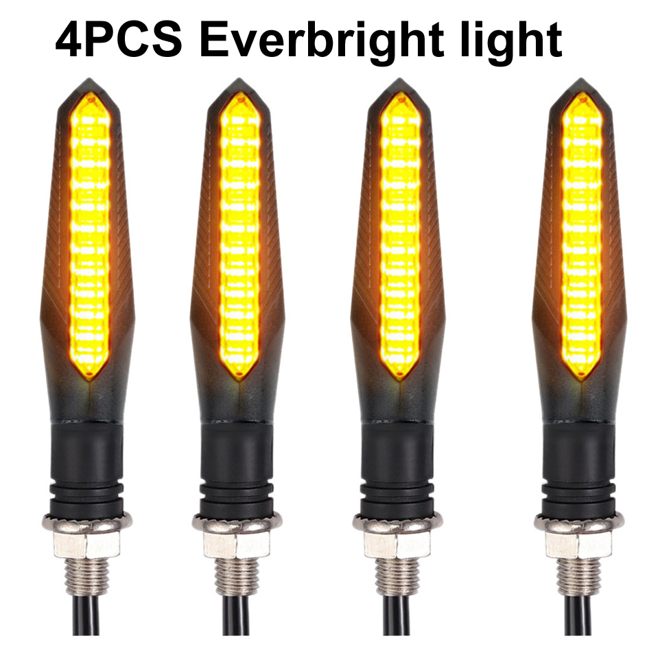 4 個 12V オートバイ LED ターンシグナルライト 1 - Sos Light Strobe のレビューと価格