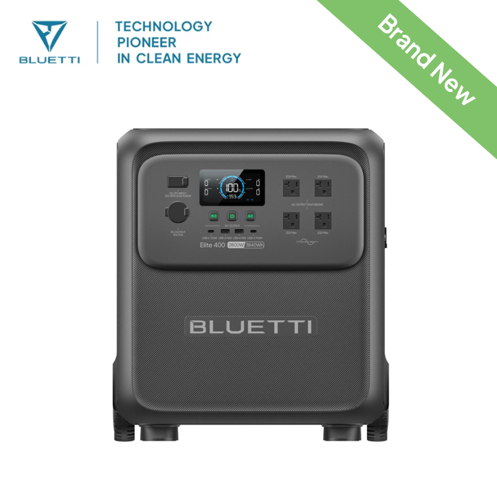 BLUETTI Elite 400 2600W 3840Wh - Solar Emergency Charger のレビューと価格
