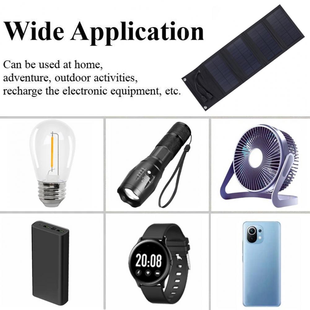軽量ソーラーパネル 折りたたみ式ソーラーパネル充電器 7w  - Solar Emergency Charger のレビューと価格