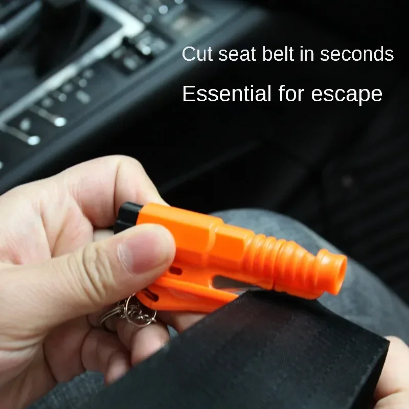 安全ハンマー 車用脱出ツール 3-in-1 ウィンドウブレー - Rescue Rope Throw のレビューと価格