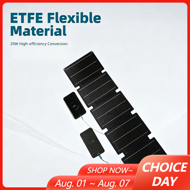 5つ折りたたみ可能な柔軟なソーラーチャージャー、ETFEソー - Solar Emergency Charger のレビューと価格