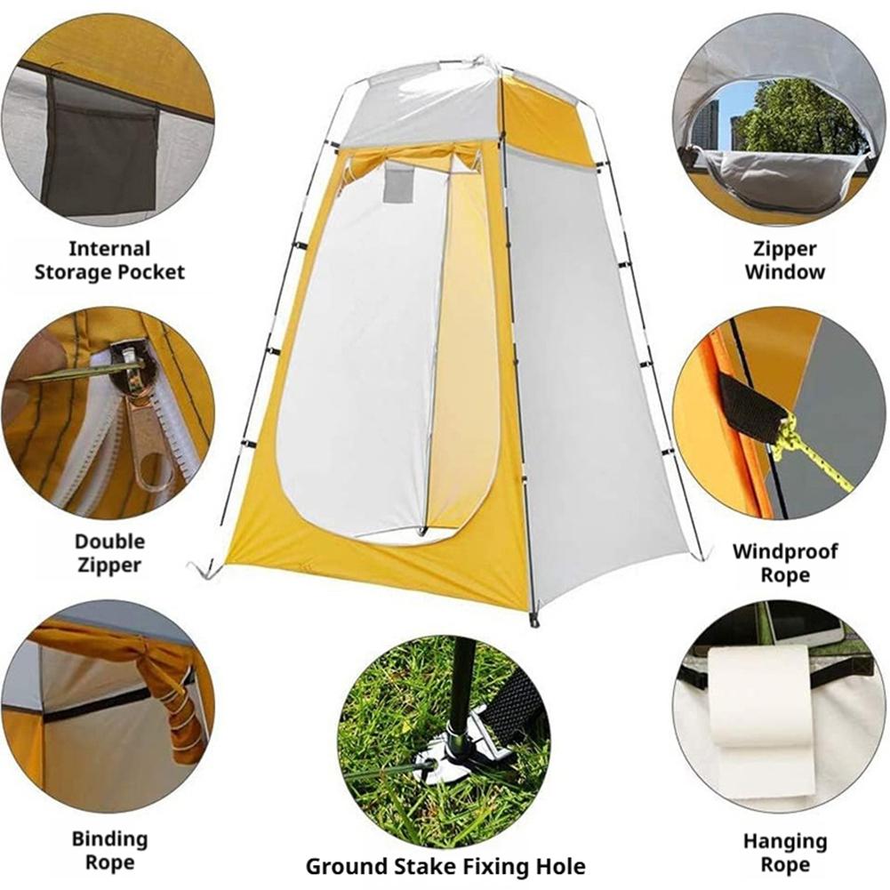 屋外ポータブルプライバシーテント ポップアップ式 キャンプシ - Emergency Mylar Tent のレビューと価格