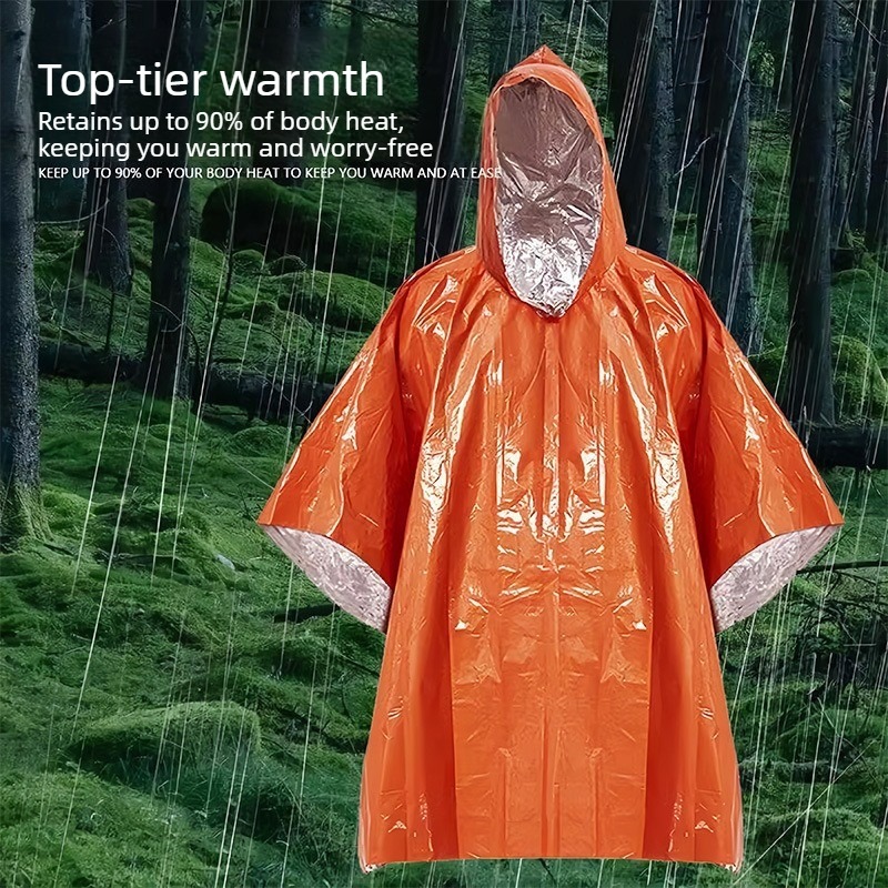 1-10 個の緊急用レインポンチョサーマルホイルブランケット - Emergency Poncho Rain のレビューと価格
