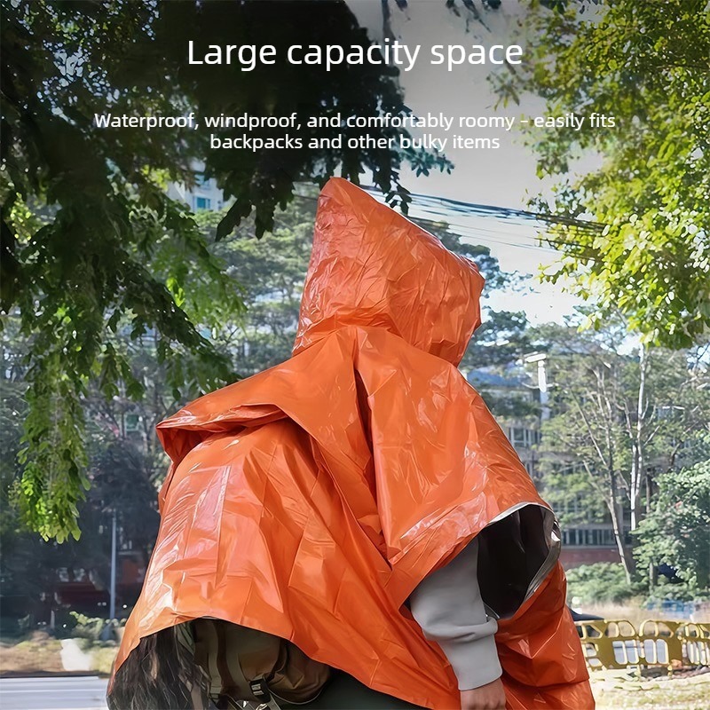 1-10 個の緊急用レインポンチョサーマルホイルブランケット - Emergency Poncho Rain のレビューと価格
