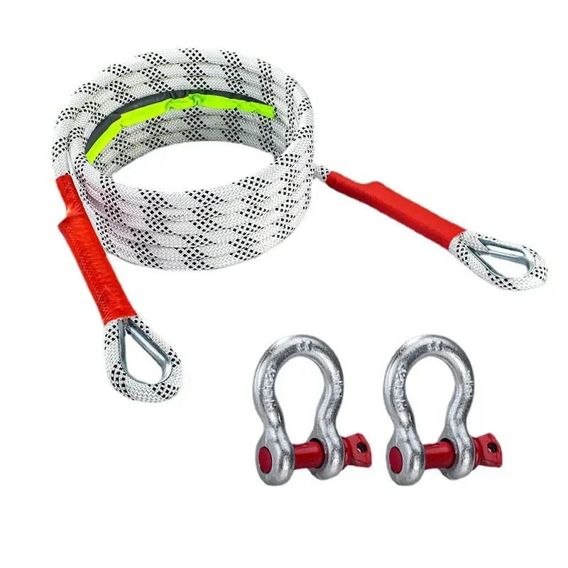 新型車牽引ストラップ 4x4オフロードアクセサリー 20トン - Rescue Rope Throw のレビューと価格