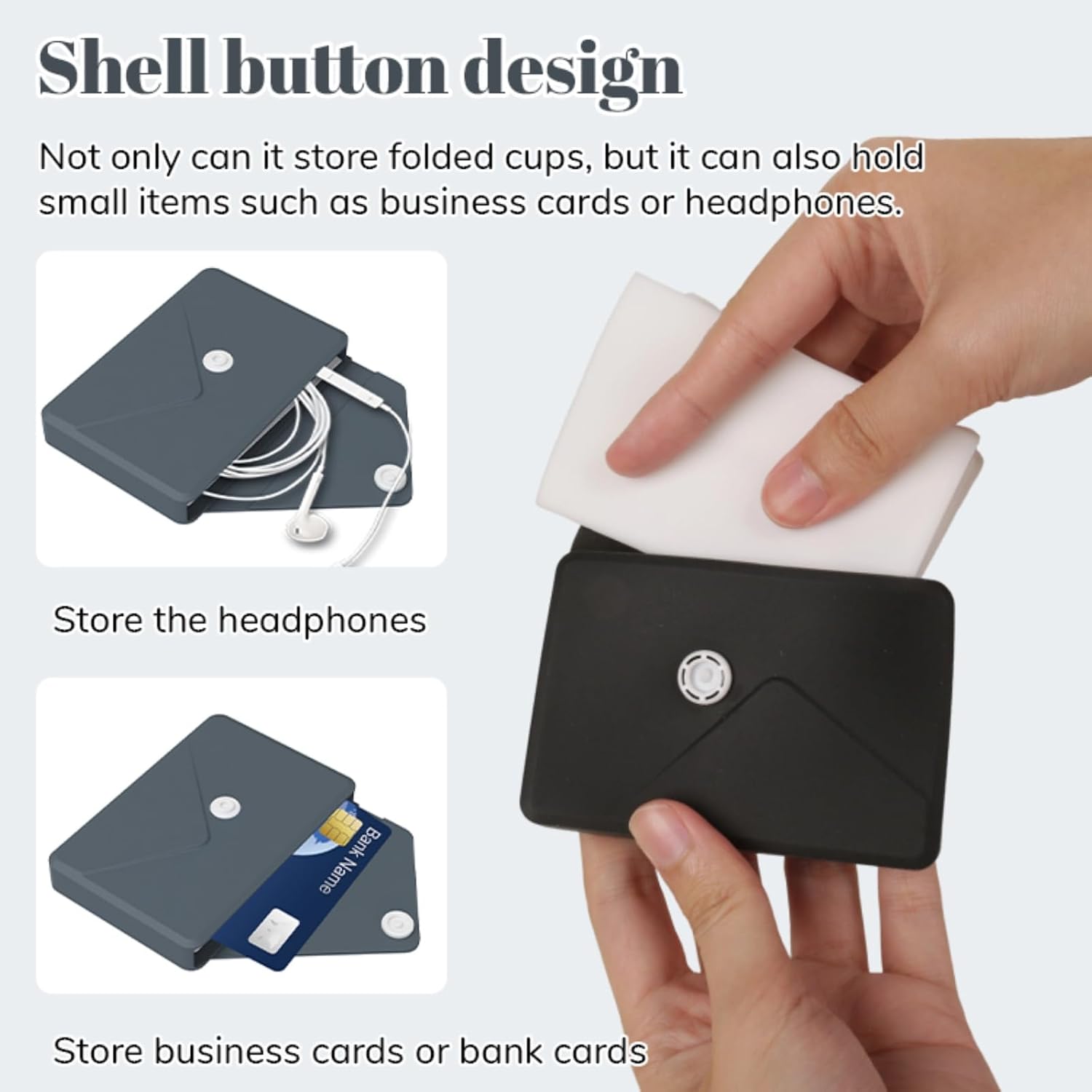 シリコン製折りたたみ式トラベルカップ、カードバッグ付き折りた - Water Bag Collapsible のレビューと価格