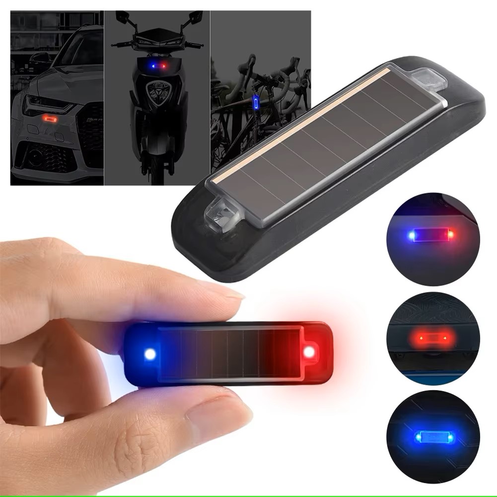 ミニ LED 太陽光発電車の警告灯夜間セキュリティ模擬警報ワ - Sos Light Strobe のレビューと価格