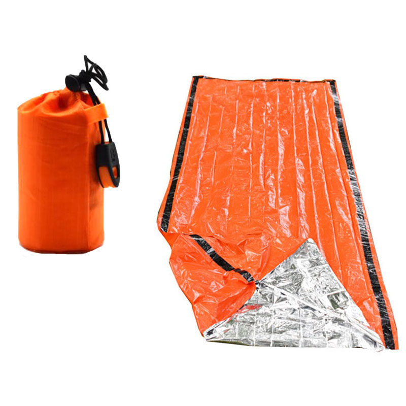 ポータブル防水緊急サバイバル寝袋屋外 EDC キャンプギアサ - Emergency Mylar Tent のレビューと価格