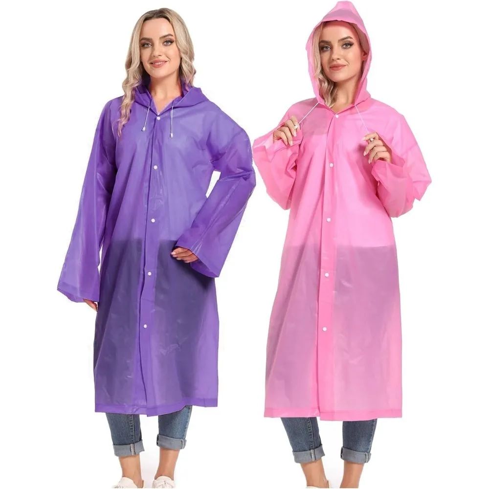  1/2 個コンパクト再利用可能なレインポンチョ軽量緊急レ - Emergency Poncho Rain のレビューと価格